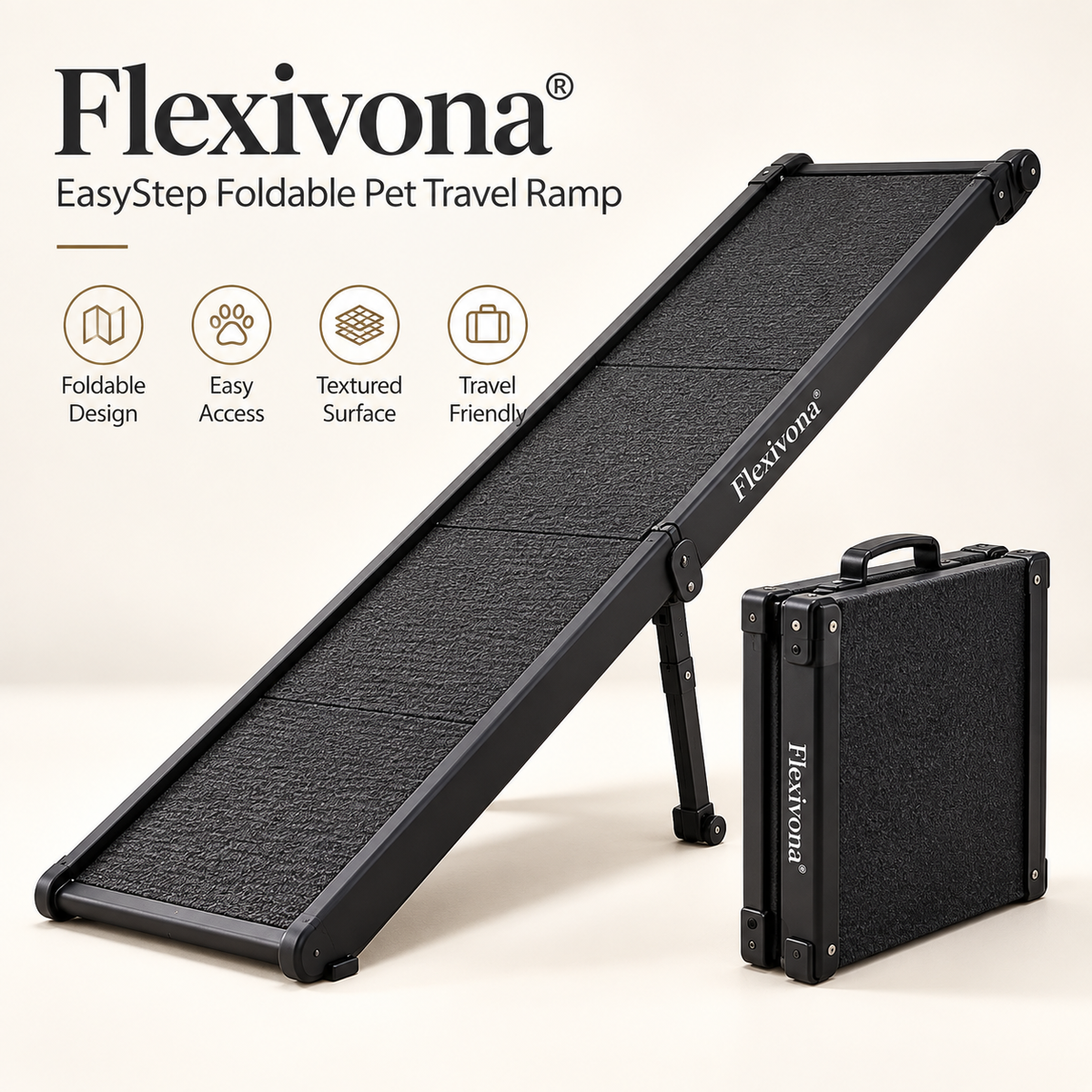 Flexivona® SecureRide Adjustable Pet Tether 🔗🐾