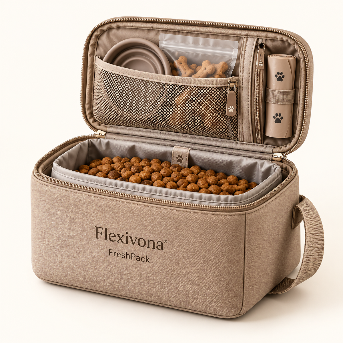 Flexivona® FreshPack Pet Food Carrier 🍖🎒