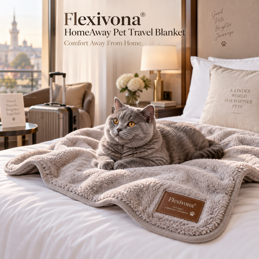 Flexivona® HomeAway Pet Travel Blanket ☁️🐾