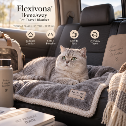 Flexivona® HomeAway Pet Travel Blanket ☁️🐾
