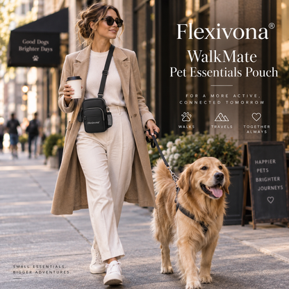 Flexivona® WalkMate Pet Essentials Pouch 🐕‍🦺🎒